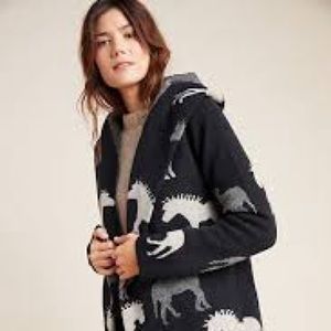 Anthropologie Sedona Wool Sweater Coat